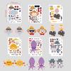 24 Sheets Make Your Own Animals Stickers Make A Face Stickers for Kids Toddlers with Safaris Sea and Fantasy Animals DIY Craft Kids Party Favor Supplies Crafts view 4