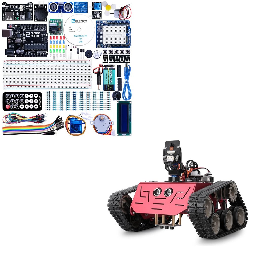 ELEGOO UNO Project Super Starter Kit & ELEGOO Conqueror Robot Tank