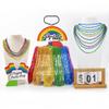 24PCS Pride Necklace Stuff, Rainbow Beads Pride Accessories, 6 Kinds of Metallic Rainbow Beads Bulk, Gay Lesbian Pride Necklace for Women Men, Costumes Decor for Pride Month Parade Throws Party Favors view 4