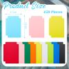 Lewtemi 450 Pcs Trading Card Dividers Page Dividers with Tabs Plastic Playing Sports MTG Card Separators with Side Labels for Games Sports(Cute Color) view 2
