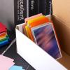 Lewtemi 450 Pcs Trading Card Dividers Page Dividers with Tabs Plastic Playing Sports MTG Card Separators with Side Labels for Games Sports(Cute Color) view 3