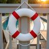 20 Inch / 50cm Pool Safety Life Preserver Throw Ring Buoy- Swim Foam Rings for Swimming Pool Wall Decoration view 3