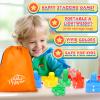 Letters Learning Matching Game | Fine Motor Skills Toy Set for Toddlers | 26 Alphabet Learning Toys with 52 pcs Nuts and Bolts Sorting & Stacking Toys, ABC learning Educational Montessori Toy for Kids view 3