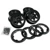 FLMLF Plastic Wheel hub/Rim Completely Set Fit 1/5 RC Buggy HPI Baja ROVAN KM 5B RC CAR Parts view 1