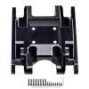 CrazyHobby Aluminum Skid Plate Transmission Mount Heavy Duty for TRX4M K10 High Trail F150 Bronco Defender 1/18 Crawler Car Upgrades (Black Silver) view 1