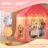 Senodeer Princess Tent for Girls with Big Star Lights, Kids Playhouse Castle Play Tent, Birthday Girl Gift, Indoor Princess Game (Pink, Big Star Lights) view 4