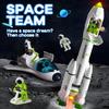 TOY Life Space Toy Rocket Toys for Kid Shuttle with Astronaut Spaceship Planet Stem with Christmas Spaces Station for Boy 3 4 5 6 7 8, Gift for Age 3+ view 3