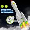 TOY Life Space Toy Rocket Toys for Kid Shuttle with Astronaut Spaceship Planet Stem with Christmas Spaces Station for Boy 3 4 5 6 7 8, Gift for Age 3+ view 4