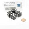 Black Dice with White Pips Squared Corners 19mm (3/4in) Pack of 4 Wondertrail view 2