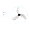 BETAFPV Gemfan 16pcs 45mm 3-Blade Whoop Drone Propeller with 1.5mm Shaft Hole Compatible for FPV Racing Like Meteor75 Pro 1S FPV Whoop Drone Quadcopter view 2