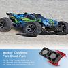 VXL-3s ESC Cooling Fan and Motor Dual Fan, Compatible with Traxxas Slash 44 VXL/Rustler 4X4 VXL/Stampede 4X4 VXL/Hoss 44 VXL/Velineon VXL 3s Cooling Fan, Red view 2