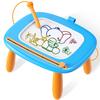 Seimome Toddlers Toys Ages 1-3, Magnetic Drawing Board, Doodle Board Pad Learning and Educational Toys for 18 Months Baby, 1-3 Yr Kids Birthday Gifts - Blue view 1