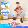 Seimome Toddlers Toys Ages 1-3, Magnetic Drawing Board, Doodle Board Pad Learning and Educational Toys for 18 Months Baby, 1-3 Yr Kids Birthday Gifts - Blue view 3