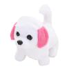 DYNWAVE Electronic Interactive Plush Dog Early Education Toy with Make Sound Electronic Stuffed Animal Electric Plush Toy Dog for Festival Easter, Pink view 1