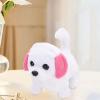 DYNWAVE Electronic Interactive Plush Dog Early Education Toy with Make Sound Electronic Stuffed Animal Electric Plush Toy Dog for Festival Easter, Pink view 2