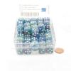 Waterlily Festive Dice with White Hearts D6 16mm (5/8in) Pack of 50 Wondertrail view 2