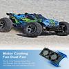 VXL-3s ESC Cooling Fan and Motor Dual Fan Compatible with Traxxas Slash 4x4 Stampede 4x4 Rustler 4x4, Blue view 2