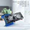VXL-3s ESC Cooling Fan and Motor Dual Fan Compatible with Traxxas Slash 4x4 Stampede 4x4 Rustler 4x4, Blue view 3