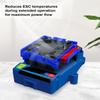 VXL-3s ESC Cooling Fan and Motor Dual Fan Compatible with Traxxas Slash 4x4 Stampede 4x4 Rustler 4x4, Blue view 4
