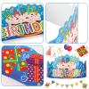 Waenerec 30 Pieces Birthday Crowns for Classroom Adjustable Cute Happy Birthday Hats Colorful Paper Party Crown for Kids view 2
