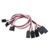 5Pcs 11.8in Remote Control Servo Extension Cord Cable Male to Female Servo Extension Wire Cable for RC JR Futaba RC Car or Airplanes view 1