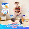 Seimome Toddlers Toys Ages 1-3, Magnetic Drawing Board, Doodle Board Pad Learning and Educational Toys for 18 Months Baby, 1-3 Yr Kids Birthday Gifts - Dark Blue view 3