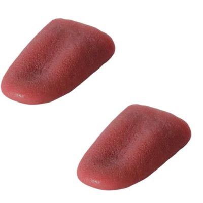 KUYYFDS Gag Toys Practical Jokes, 2 Pcs Halloween Fake Tongue False Tongue Horrific Tongue Prop Tricks Tongue Toys,Prop Tricks Tongue Toys,Realistic Fake Tongue, Comedy Magic Trick Accessories