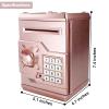 Piggy Bank Electronic Mini ATM for Kids Baby Toy, Safe Coin Banks Money Saving Box Password Code Lock for Kids,Best Birthday Christmas New Year Gift (Rose Gold + Green Camo) view 4