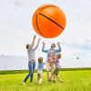 Lewtemi Giant Inflatable Sports Balls Large Inflatable Beach Ball Baseballs Soccer Rainbow Basketball Football for Sport Birthday Party Favor(4 Pcs,Soccer, Baseball, Basketball, Football,40 Inch) view 4