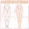 6 Pieces Doll Tights 12 Inch Handmade Doll Lace Stockings Female Long Sock Legging Casual Accessories for DIY Gifts(Large Hole Style) view 3