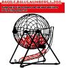 Liliful 200-Piece Raffle Bingo Ball Set - Numbered 1-200 with Easy Read Window, Mini Plastic Balls for Game Night, and Large Group Activities, Red view 4