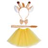 Marrywindix Yellow Giraffe Costume Tutu Set Animal Fancy Dress Costume Kit Halloween Party Dress Up Accessories (Style 2) view 1