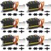 Miuzei MG996R 55g Metal Gear Torque Digital Servo Motor for RC Helicopter Car Boat Robot (6 Pack) view 1
