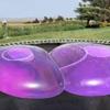 47 Inch Giant Water Bubble Ball, Inflatable Water-Filled Ball Soft Rubber Ball for Outdoor Beach Pool Garden Party Large (Purple) view 1