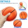 Oleitodh 40Pcs Mini Basketball Set, 6" Inch Small Basketballs with Pump for Over The Door Hoop Games, PVC Indoor Outdoor Play, Pool Beach Basketball, Party Favors, Adults Kids view 3