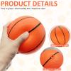 30Pcs 7" Inch Mini Basketball Balls Bulk Small Basketball Set with Pump, PVC Small Basketball for Over The Door Basketball Hoop Games Party Favors Indoor Outdoor Play Adults Kids Pool Beach Basketball view 3
