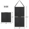 JOYMOMO Hanging Mini Figures Display Case Action Figures Block Removable Case Toy Mini Figure Storage (Without Mini Figures) Black view 3