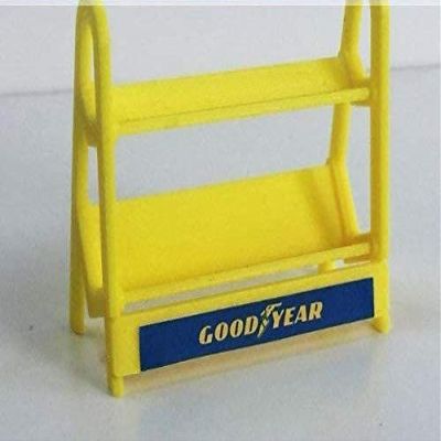 Greenhills Slot Car Tyre Rack Yellow 1.32 Scale - New - G1957