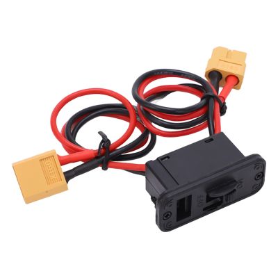 Heavy Duty Large Current RC Airplane Model Switch Battery On Off Connector Deformation Model, RC Airplane Switch, Large Current On Off Electric Power Switch with XT60 Plug