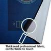 BALIKEN Square 40x40 Inches Texas Holdem Poker Mat and Blackjack Table Top Casino Felt Portable Casino Mat (Blue) view 3