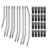 RXZIXYL Stainless Steel Linkage Chassis Link Rod for Axial SCX10 II 90046 313/324mm Wheelbase 1/10 RC Crawler Car Replacement Part (313MM) view 1