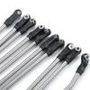 RXZIXYL Stainless Steel Linkage Chassis Link Rod for Axial SCX10 II 90046 313/324mm Wheelbase 1/10 RC Crawler Car Replacement Part (313MM) view 3