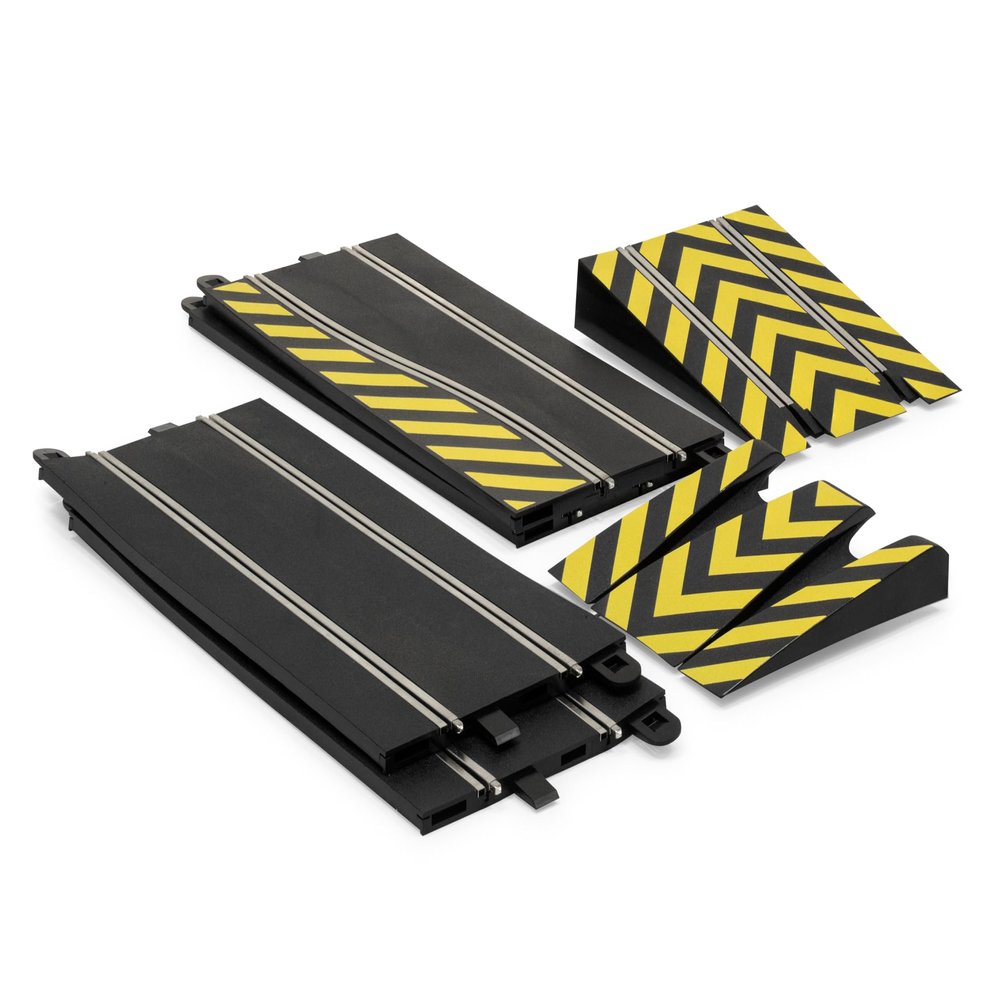 Scalextric Jump and Sideswipe Extension Pack 1:32 Slot Car Race Track Accessory C8194