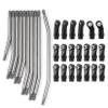 RXZIXYL Stainless Steel Linkage Chassis Link Rod for Axial SCX10 II 90046 313/324mm Wheelbase 1/10 RC Crawler Car Replacement Part (324MM) view 4