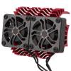 Vomeko 55/56/58mm brushless Motor Cooling Fan Dual Fan Motor heatsink for 1/5 RC car, 8.4V 16000RPM. rc car Parts, Motor Cooler, Cooling System.(Red) view 4