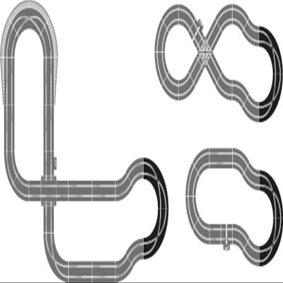Scalextric Racing Curves Extension Pack 1:32 Slot Race Car Track Accessory C8193