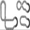 Scalextric Racing Curves Extension Pack 1:32 Slot Race Car Track Accessory C8193 view 1