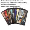 Jayiaine Tarot Cards for Beginner Game,Classic Set with Guide Future, Portable Game Professional Player for Holiday Family Party Playing Card Prophecy Tools,D view 3