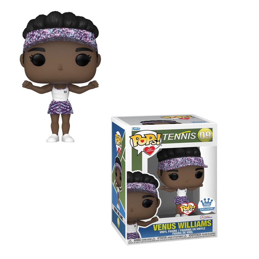 Funko Pop! Venus Williams Figurine, Purple, White