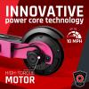 Razor Black Label E90 Electric Scooter for Kids Age 8 and Up, Power Core High-Torque Hub Motor, Up to 10 mph, All-Steel Frame view 2